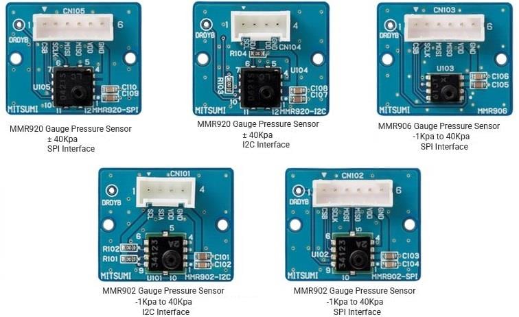Mitsumi Digital Output Gauge Pressure Sensors